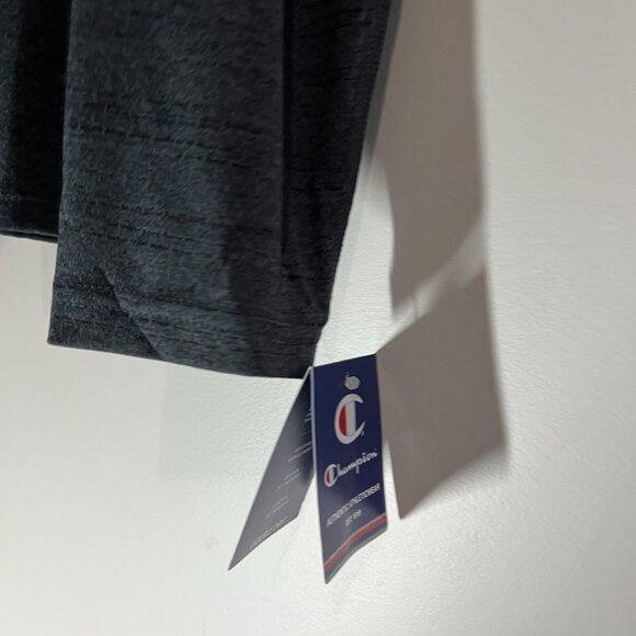 NWT Champion Men’s Performance Long Sleeve Shirt – Gray Logo Athletic Tee XL - Picture 5 of 8